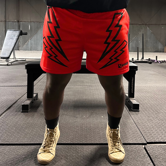 Legday Shorts (Red x Black)