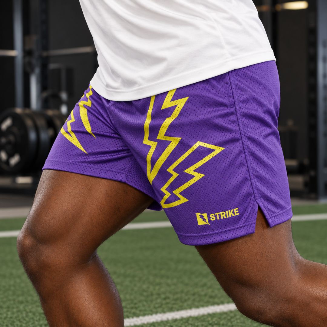 Legday Shorts (Purple x Yellow)